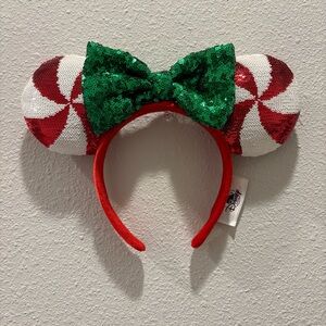 Christmas Mickey Minnie Ears Headband